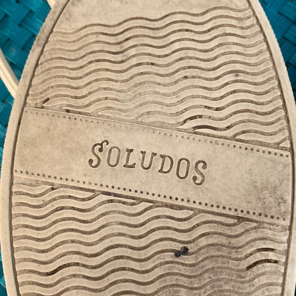 Soludos Off-White Knit Sneakers Women Size 10 - Picture 14 of 16